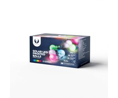 TelForceone String Light Solar LED FROSTED BALLS SFB62 6,5m 30 kamuoliukų įvairiaspalviai Forever Light