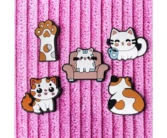 Telforceone 3D Sticker Cat 5pcs set