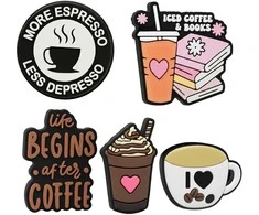 Telforceone 3D Sticker Coffee 5pcs set