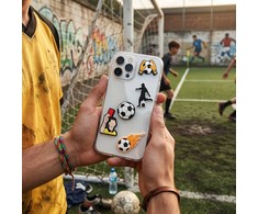 Telforceone 3D Sticker Football 5pcs set