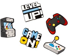 Telforceone 3D lipdukų „GameOn“ 5 vnt. rinkinys