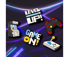 Telforceone 3D lipdukų „GameOn“ 5 vnt. rinkinys