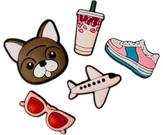 Telforceone 3D Sticker Rožinė 5pcs set