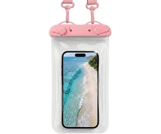 Telforceone Atsparus vandeniui case rainbow pink