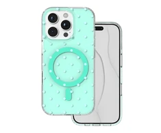 Telforceone „Bubble Dots Mag“ dėklas, skirtas „iPhone 16 Pro 6,3“; žalias