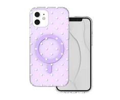Telforceone „Bubble Dots Mag“ dėklas, skirtas „iPhone 11“, violetinis