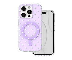TFO Bubble Dots Mag dėklas, skirtas iphone 15 Pro 6,1" violetinis