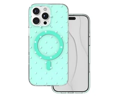 TFO Telforceone „Bubble Dots Mag“ dėklas, skirtas „iPhone 16 Pro Max 6,9“; žalias