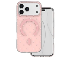 Dėklas Telforceone Bubble Dots Mag case for iPhone 17 Pro Max 6,9" / 18 Pro Max 6,9" pink