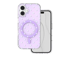 TFO Bubble Dots Mag dėklas, skirtas iphone 16 6,1" violetinis