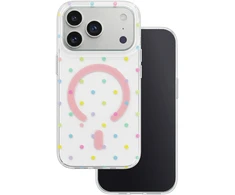 TFO Bubble Dots Mag dėklas, skirtas iPhone 15 Pro 6,1" baltas