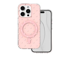 TFO Bubble Dots Mag dėklas, skirtas iphone 15 Pro 6,1" rožinis