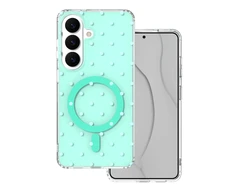 Dėklas Telforceone Bubble Dots Mag case for Samsung S26 žalias