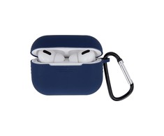 iLike Dark Dėklas Airpods Pro 2 tamsiai mėlynas su kabliuku
