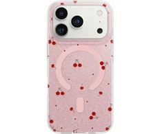 Telforceone „Cherry Mag“ dėklas, skirtas „iPhone 11“ blizgučiams
