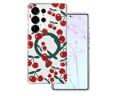 Dėklas TFO Telforceone Cherry Mag case for Samsung Galaxy S25 Ultra transparent