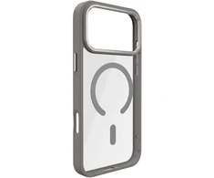 Telforceone Clear Mag dėklas, skirtas iPhone 17 Pro Max 6,9" / 18 Pro Max 6,9" sidabrinis