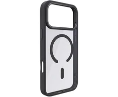 Telforceone Spalvotas Clear Mag dėklas, skirtas iPhone 17 Pro Max 6,9" / 18 Pro Max 6,9", tamsiai pilkas