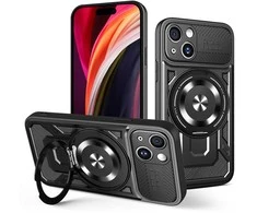 Dėklas Telforceone Defender Armor Mag case for iPhone 15 6,1" juodas
