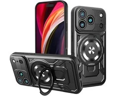 Dėklas Telforceone Defender Armor Mag case for iPhone 17 Pro 6,3" juodas