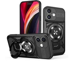 Dėklas Telforceone Defender Armor Mag case for iPhone 16 6,1" juodas