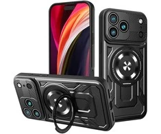 Dėklas Telforceone Defender Armor Mag case for iPhone 17 Pro Max 6,9" juodas