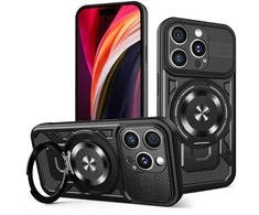 Dėklas Telforceone Defender Armor Mag case for iPhone 15 Pro 6,1" juodas