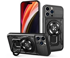 Dėklas Telforceone Defender Armor Mag case for iPhone 14 Pro Max 6,7" juodas