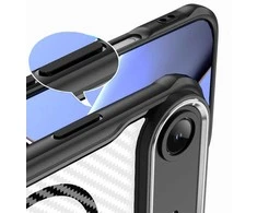 Dėklas Telforceone Defender Carbon Mag case for iPhone 17 Air 6,6" juodas