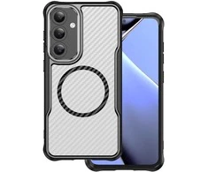 Dėklas Telforceone Defender Carbon Mag case for Samsung Galaxy S24 FE juodas