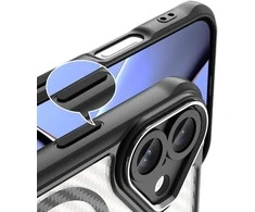 Dėklas Telforceone Defender Carbon Mag case for iPhone 17 6,3" juodas
