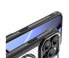 Dėklas Telforceone Defender Carbon Mag case for iPhone 16 Pro 6,3" juodas