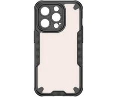 Telforceone „Defender“ matinis dėklas, skirtas „iPhone 17 Pro“, juodas