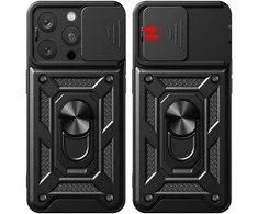 Alogy Telforceone Defender Slide dėklas, skirtas Samsung Galaxy A16 4G / A16 5G juodas