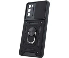 Telforceone Defender Slide telefono dėklas , skirtas Samsung Galaxy S20 FE / S20 Lite / S20 FE 5G, juodos spalvos