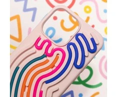 TFO DIY gyvatės odos imitacijos dėklas, skirtas iPhone 16 Pro 6,3" rožinis