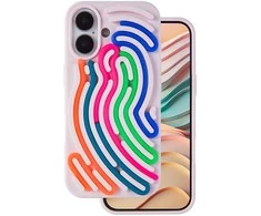 Dėklas Telforceone DIY Snake case for iPhone 16 6,1" pink