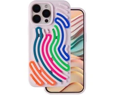 Dėklas Telforceone DIY Snake case for iPhone 16 Pro 6,3" pink