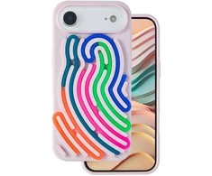 Dėklas Telforceone DIY Snake case for iPhone 17 Air 6,6" pink