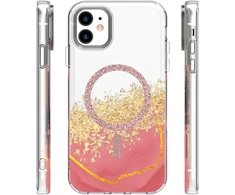 Dėklas Telforceone Epoxy Mag case for iPhone 11 pink
