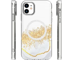 Dėklas Telforceone Epoxy Mag case for iPhone 11 baltas