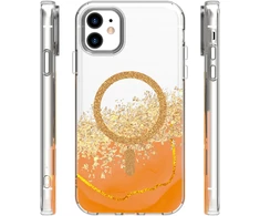 Dėklas Telforceone Epoxy Mag case for iPhone 11 oranžinis