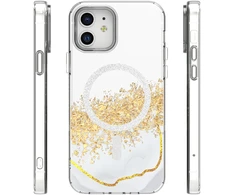 Dėklas Telforceone Epoxy Mag case for iPhone 12 / 12 Pro 6,1" baltas
