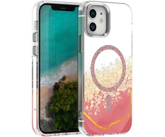 Dėklas Telforceone Epoxy Mag case for iPhone 12 / 12 Pro 6,1" pink