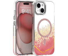 Dėklas Telforceone Epoxy Mag case for iPhone 13 / 14 6,1" pink