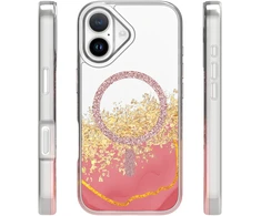 Dėklas Telforceone Epoxy Mag case for iPhone 16 6,1" pink