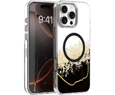 Dėklas Telforceone Epoxy Mag case for iPhone 16 Pro Max 6,9" juodas