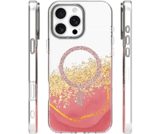 Dėklas Telforceone Epoxy Mag case for iPhone 16 Pro Max 6,9" pink