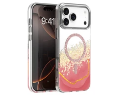 Dėklas Telforceone Epoxy Mag case for iPhone 17 Pro 6,3'' pink