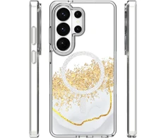 Dėklas Telforceone Epoxy Mag case for Samsung Galaxy S25 Ultra baltas